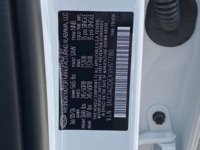 2027 Hyundai SANTA CRUZ SE AWD