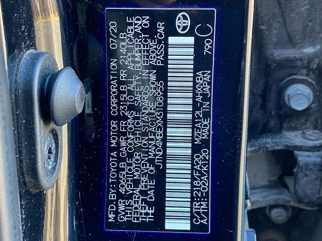 2021 Toyota Corolla Hatchback SE HATCHBACK