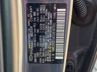 2026 Hyundai TUCSON HYBRID SEL AWD