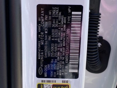 2026 Hyundai PALISADE HYBRID Limited