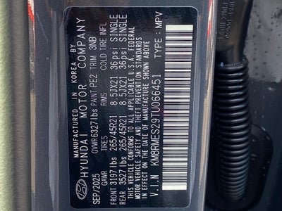 2026 Hyundai PALISADE Calligraphy AWD