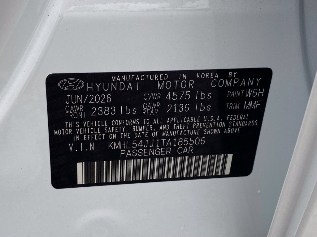 2026 Hyundai SONATA HYBRID Limited