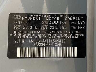 2026 Hyundai SONATA SEL Sport