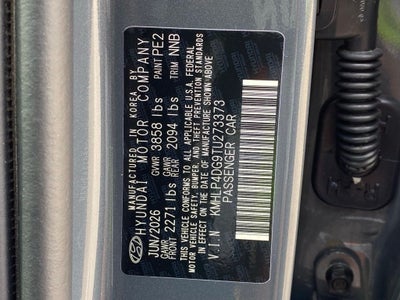 2026 Hyundai ELANTRA Limited