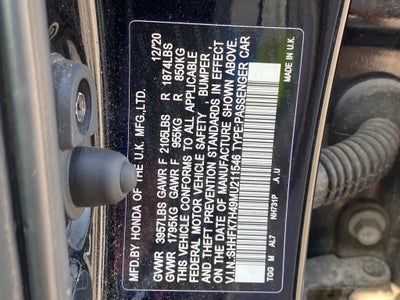 2021 Honda Civic Sport