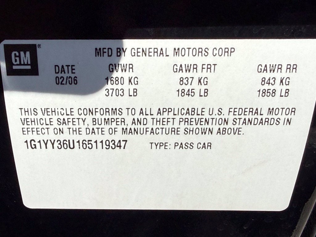 2006 Chevrolet Corvette Base - CONVERTIBLE / CLEAN CARFAX