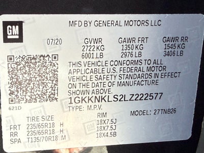 2020 GMC Acadia SLE - CLEAN CARFAX / ONE OWNER