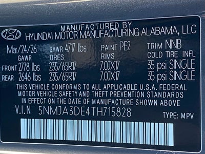 2026 Hyundai TUCSON SE
