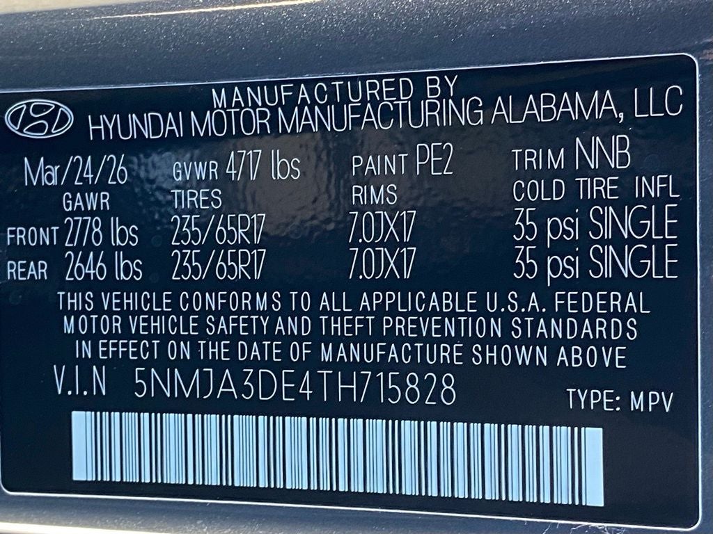 2026 Hyundai TUCSON SE