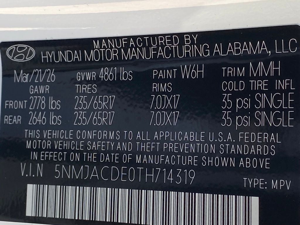 2026 Hyundai TUCSON SE