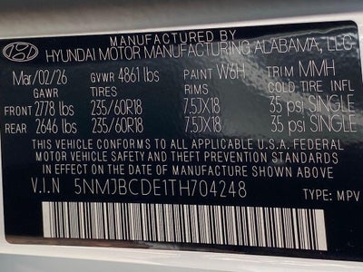 2026 Hyundai TUCSON SEL AWD