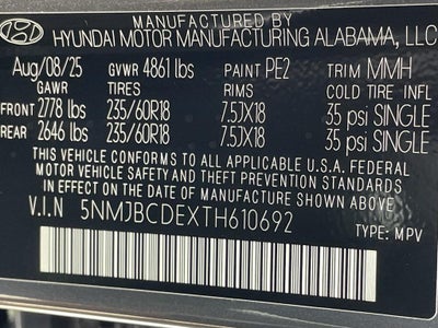 2026 Hyundai TUCSON SEL AWD