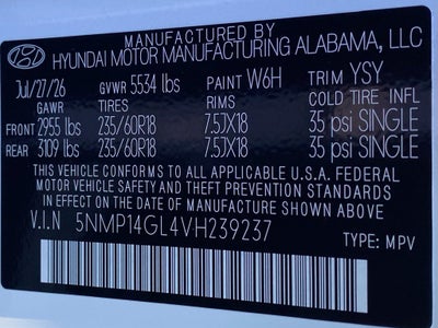2027 Hyundai SANTA FE SE
