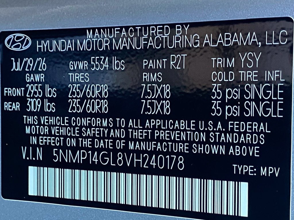 2027 Hyundai SANTA FE SE