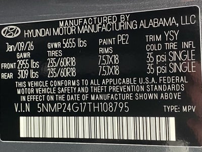 2026 Hyundai SANTA FE HYBRID SEL