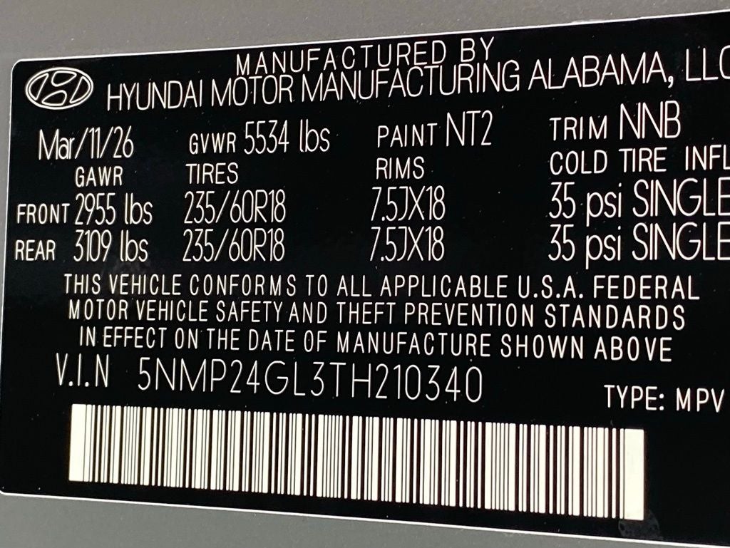 2026 Hyundai SANTA FE SEL