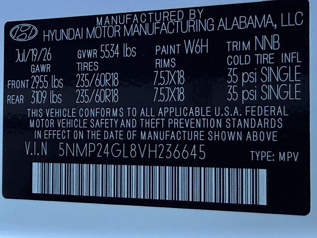 2027 Hyundai SANTA FE SEL