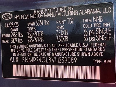 2027 Hyundai SANTA FE SEL