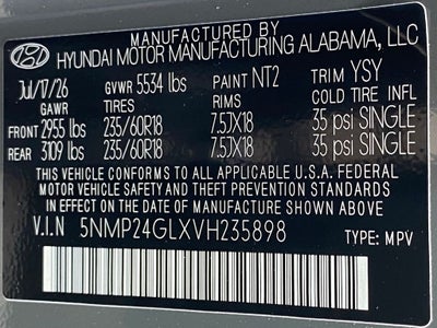 2027 Hyundai SANTA FE SEL