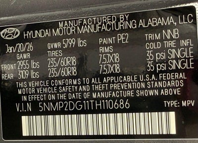 2026 Hyundai SANTA FE HYBRID SEL