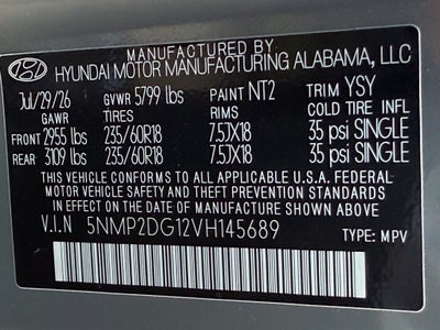 2027 Hyundai SANTA FE HYBRID SEL