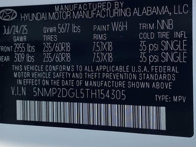 2026 Hyundai SANTA FE SEL AWD