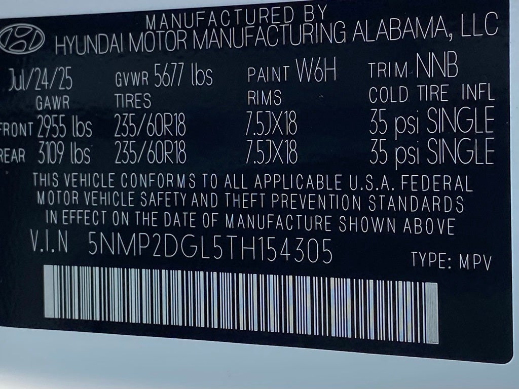 2026 Hyundai SANTA FE SEL AWD