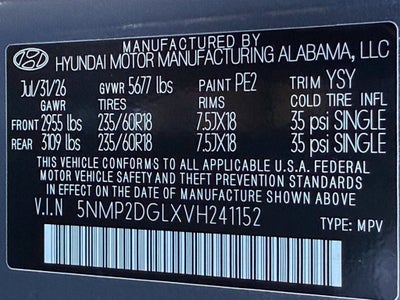 2027 Hyundai SANTA FE SEL