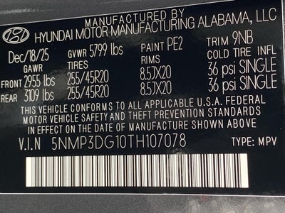 2026 Hyundai SANTA FE HYBRID Limited
