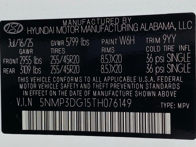 2026 Hyundai SANTA FE HYBRID Limited