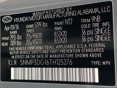 2026 Hyundai SANTA FE HYBRID Limited