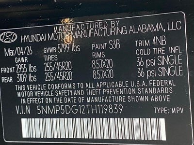 2026 Hyundai SANTA FE HYBRID Calligraphy