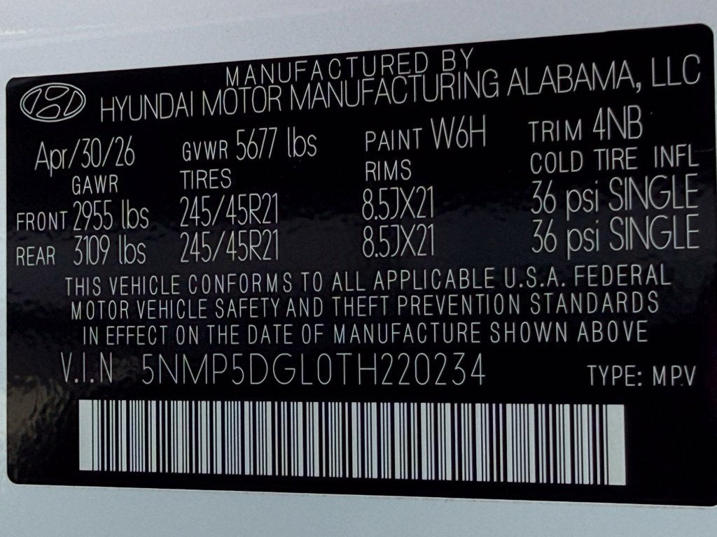2026 Hyundai SANTA FE Calligraphy