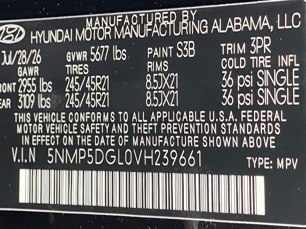 2027 Hyundai SANTA FE Calligraphy