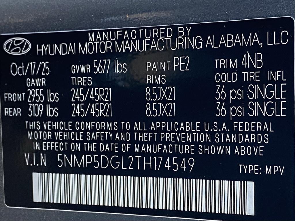 2026 Hyundai SANTA FE Calligraphy AWD