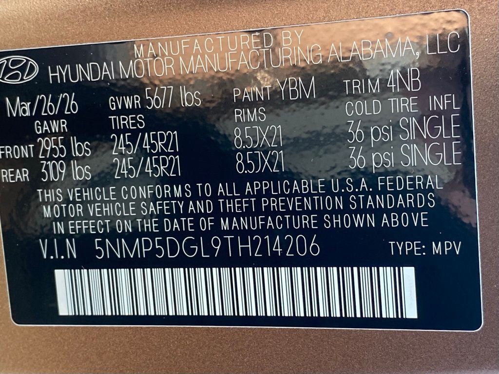 2026 Hyundai SANTA FE Calligraphy AWD