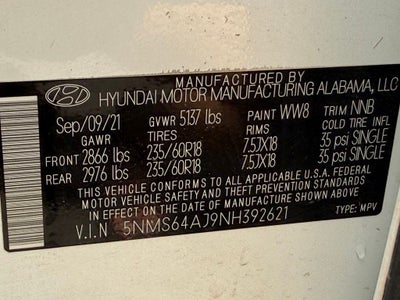 2022 Hyundai SANTA FE SEL