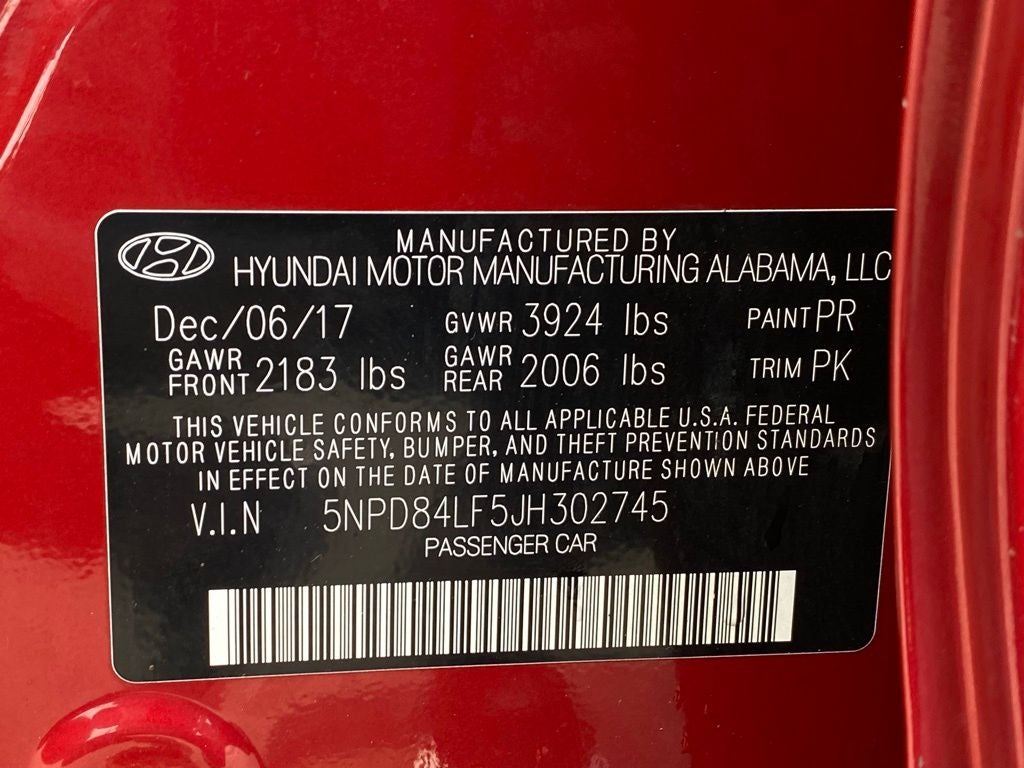 2018 Hyundai ELANTRA SEL