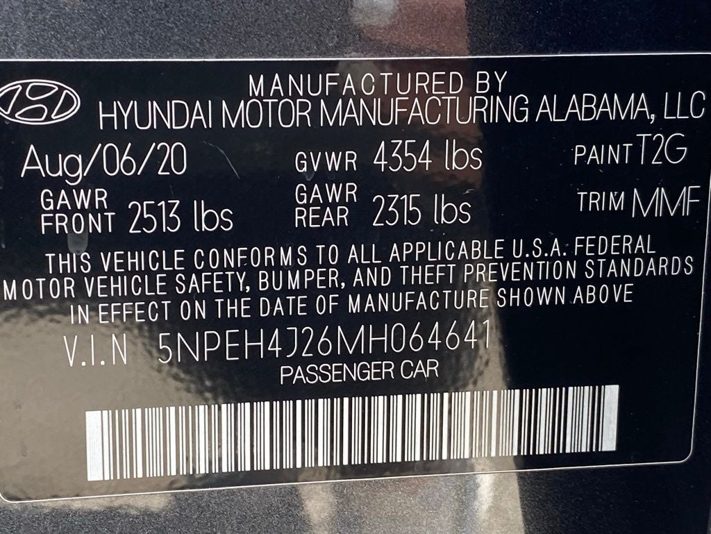 2021 Hyundai SONATA Limited