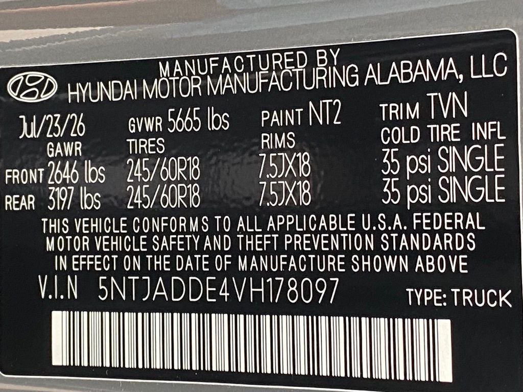 2027 Hyundai SANTA CRUZ SE