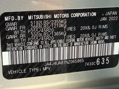 2022 Mitsubishi Outlander Black Edition - 4WD / SUNROOF / CLEAN CARFAX