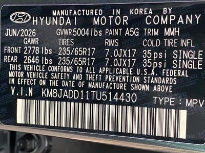 2026 Hyundai TUCSON HYBRID Blue SE