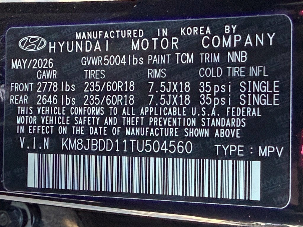 2026 Hyundai TUCSON HYBRID SEL