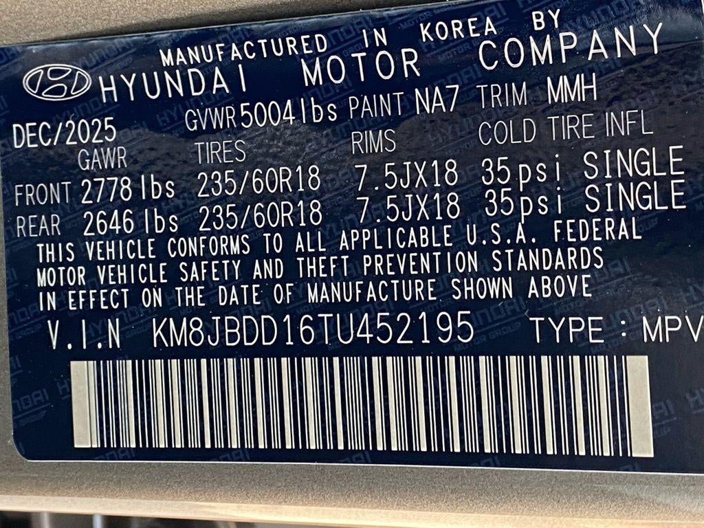 2026 Hyundai TUCSON HYBRID SEL AWD