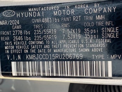 2024 Hyundai TUCSON HYBRID SEL Convenience