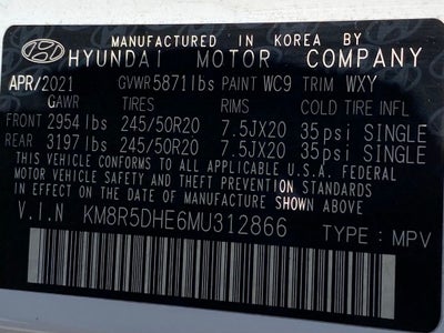 2021 Hyundai PALISADE Limited