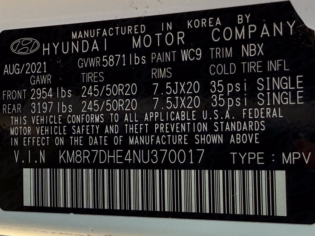 2022 Hyundai PALISADE Calligraphy - HYUNDAI CPO / AWD / DUAL SUNROOF