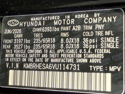 2027 Hyundai PALISADE HYBRID SEL