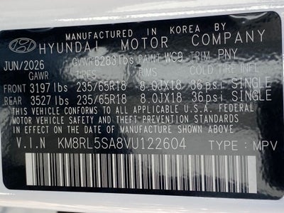 2027 Hyundai PALISADE HYBRID SEL BLUE 8 Passenger