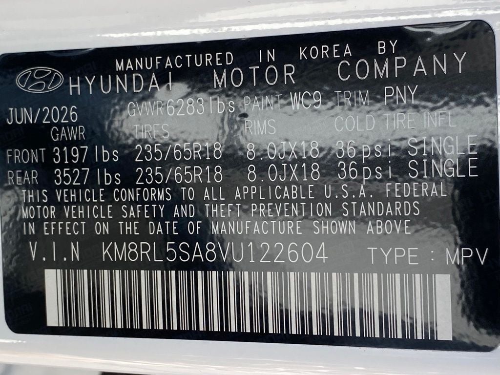2027 Hyundai PALISADE HYBRID SEL BLUE 8 Passenger